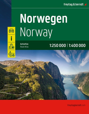 freytag & berndt Autoatlas Norwegen 1:250.000