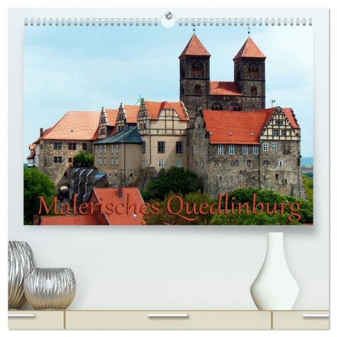 Malerisches Quedlinburg (hochwertiger Premium Wandkalender 2026 DIN A2 quer), Kunstdruck in Hochglanz