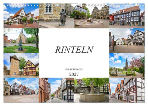 Rinteln Impressionen (Wandkalender 2027 DIN A3 quer), CALVENDO Monatskalender