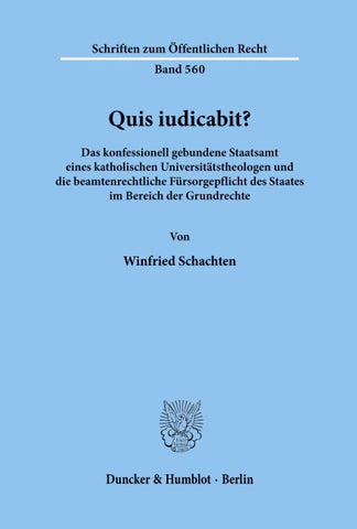 Quis iudicabit?