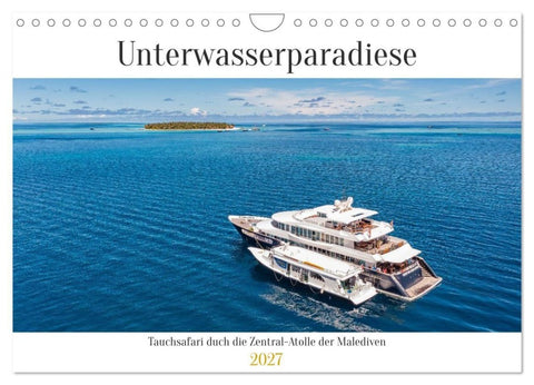 Faszinierende Meereswelt der Malediven (Wandkalender 2027 DIN A4 quer), CALVENDO Monatskalender