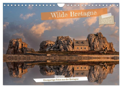 Wilde Bretagne (Wandkalender 2027 DIN A4 quer), CALVENDO Monatskalender