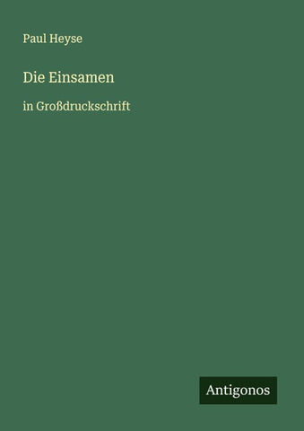 Die Einsamen