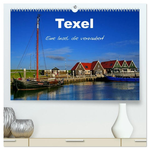 Texel - Eine Insel die verzaubert (hochwertiger Premium Wandkalender 2026 DIN A2 quer), Kunstdruck in Hochglanz