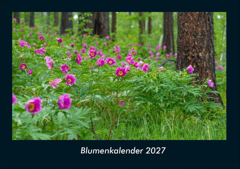 Blumenkalender 2027 Fotokalender DIN A4