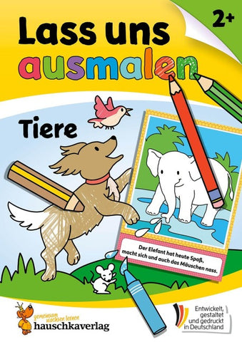 Lass uns ausmalen – Mein Ausmalbuch ab 2 - Tiere
