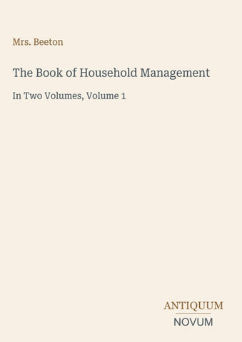 The Book of Household Management