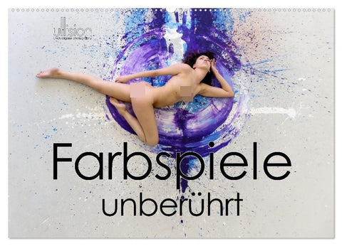 Farbspiele - unberührt (Wandkalender 2027 DIN A2 quer), CALVENDO Monatskalender