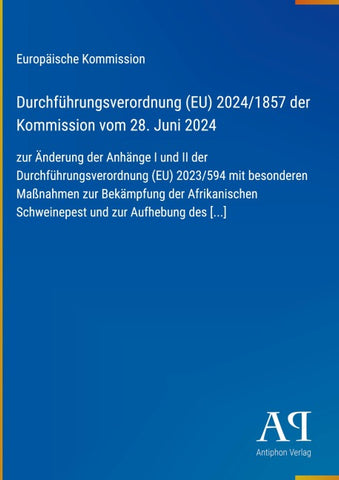 Durchführungsverordnung (EU) 2024/1857 der Kommission vom 28. Juni 2024