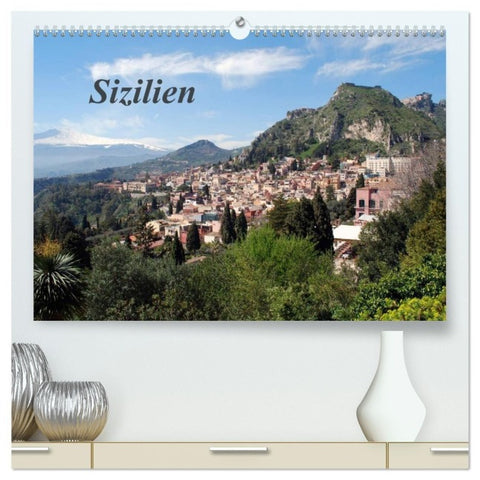 Sizilien (hochwertiger Premium Wandkalender 2027 DIN A2 quer), Kunstdruck in Hochglanz