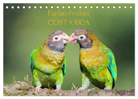 Farbenfrohes Costa Rica (Tischkalender 2027 DIN A5 quer), CALVENDO Monatskalender