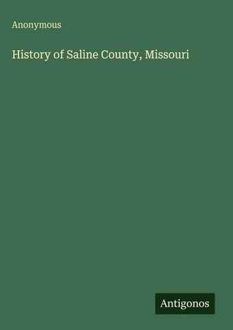 History of Saline County, Missouri