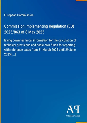Commission Implementing Regulation (EU) 2025/863 of 8 May 2025