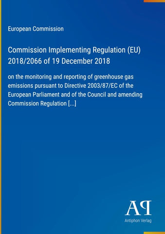 Commission Implementing Regulation (EU) 2018/2066 of 19 December 2018