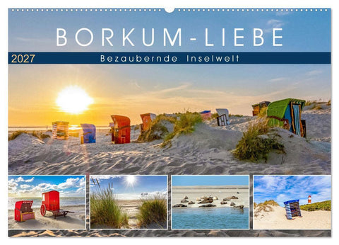 BORKUM-LIEBE (Wandkalender 2027 DIN A2 quer), CALVENDO Monatskalender