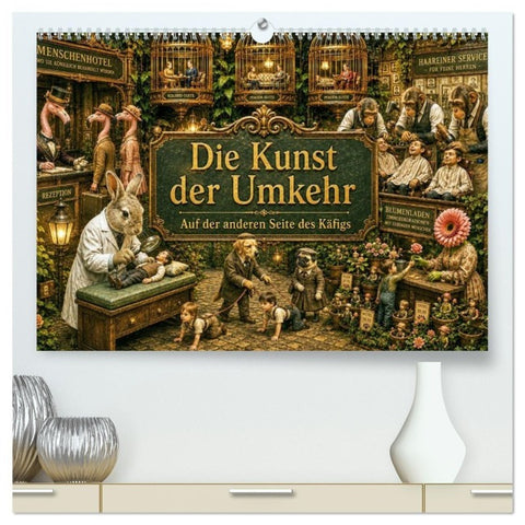 Die Kunst der Umkehr (hochwertiger Premium Wandkalender 2027 DIN A2 quer), Kunstdruck in Hochglanz