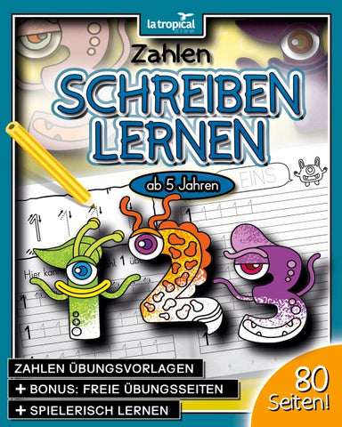 Zahlen schreiben lernen ab 5 Jahren