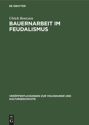 Bauernarbeit im Feudalismus