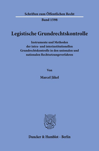 Legistische Grundrechtskontrolle