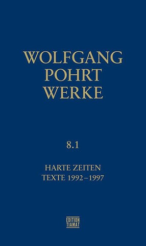 Werke Band 8.1