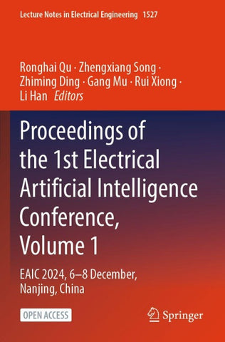 Proceedings of the 1st Electrical Artificial Intelligence Conference, Volume 1