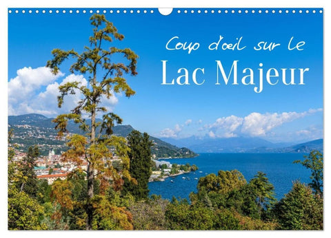 Coup d'¿il sur le Lac Majeur (Calendrier mural 2026 DIN A3 vertical), CALVENDO calendrier mensuel