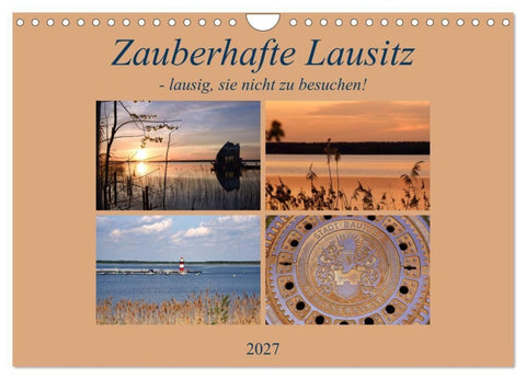 Zauberhafte Lausitz (Wandkalender 2027 DIN A4 quer), CALVENDO Monatskalender