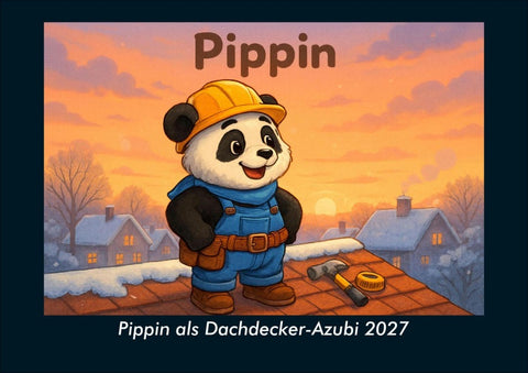 Pippin als Dachdecker-Azubi 2027 Fotokalender DIN A4
