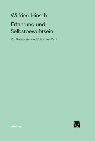 Erfahrung und Selbstbewußtsein