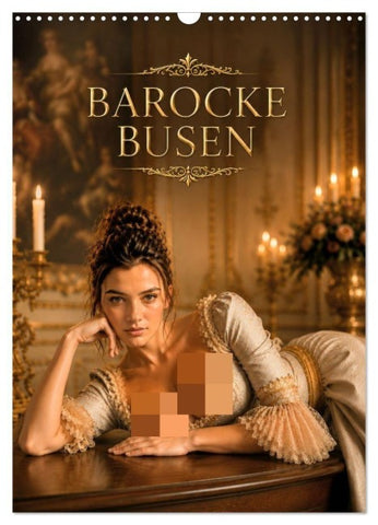 Barocke Busen (Wandkalender 2027 DIN A3 hoch), CALVENDO Monatskalender