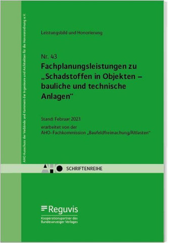 Fachplanungsleistungen zu „Schadstoffen in Objekten – bauliche und technische Anlagen“