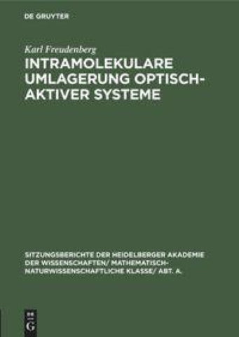 Intramolekulare Umlagerung optisch-aktiver Systeme