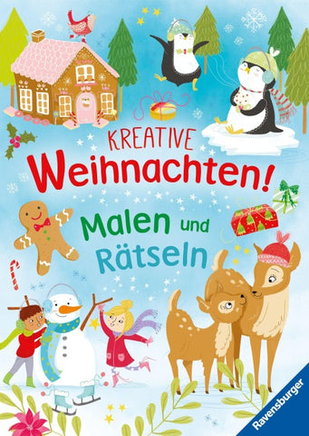 Kreative Weihnachten! Malen und Rätseln
