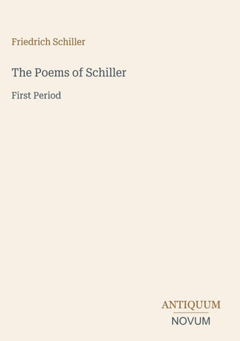 The Poems of Schiller
