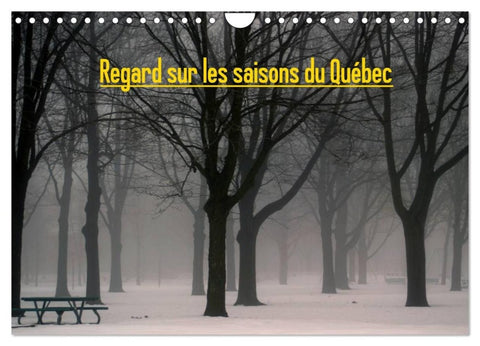 Regard sur les saisons du Québec (Calendrier mural 2027 DIN A4 vertical), CALVENDO calendrier mensuel