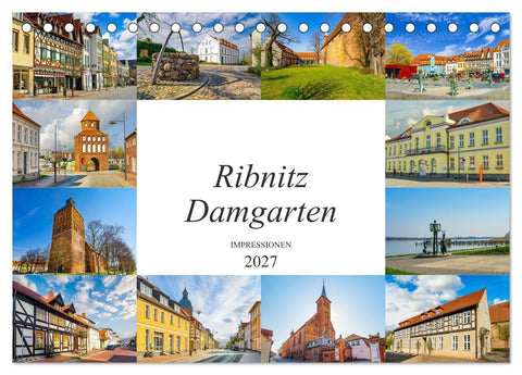 Ribnitz Damgarten Impressionen (Tischkalender 2027 DIN A5 quer), CALVENDO Monatskalender