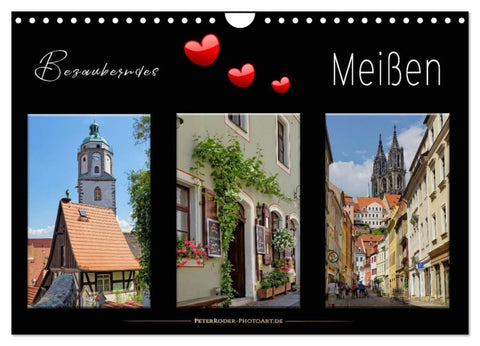 Bezauberndes Meißen (Wandkalender 2026 DIN A4 quer), CALVENDO Monatskalender