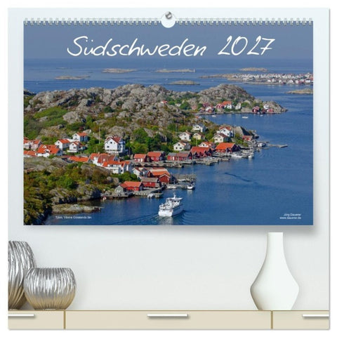 Südschweden (hochwertiger Premium Wandkalender 2027 DIN A2 quer), Kunstdruck in Hochglanz