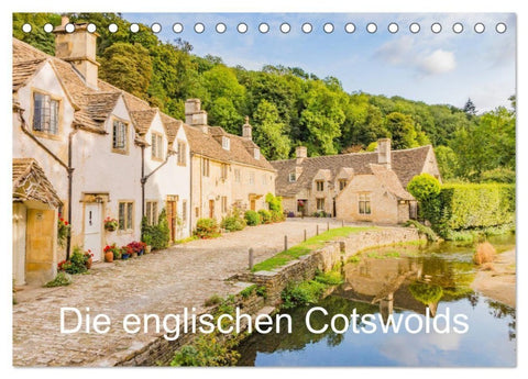 Die englischen Cotswolds (Tischkalender 2027 DIN A5 quer), CALVENDO Monatskalender