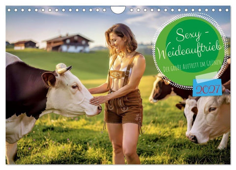 Sexy - Weideauftrieb (Wandkalender 2027 DIN A4 quer), CALVENDO Monatskalender