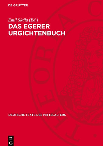 Das Egerer Urgichtenbuch