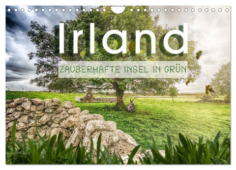 Irland - Zauberhafte Insel in grün (Wandkalender 2027 DIN A4 quer), CALVENDO Monatskalender