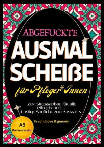 Fluch Malbuch für Pflege A5