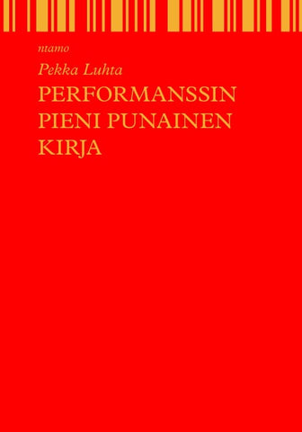 Performanssin pieni punainen kirja