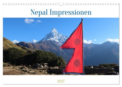 Nepal Impressionen (Wandkalender 2027 DIN A3 quer), CALVENDO Monatskalender
