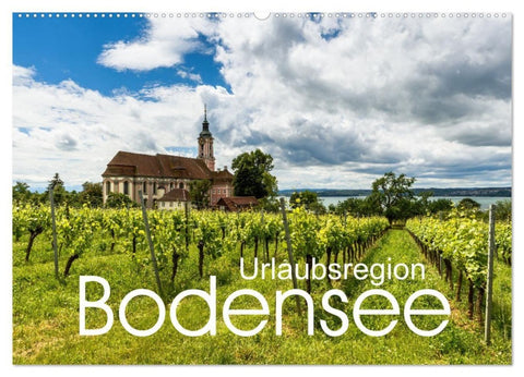 Urlaubsregion Bodensee (Wandkalender 2027 DIN A2 quer), CALVENDO Monatskalender