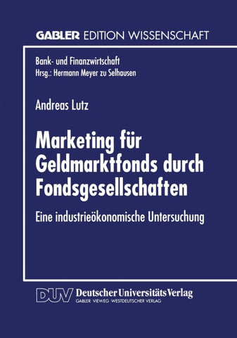 Marketing für Geldmarktfonds durch Fondsgesellschaften