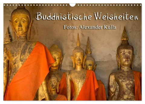 Buddhistische Weisheiten (Wandkalender 2027 DIN A3 quer), CALVENDO Monatskalender