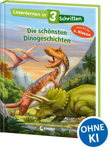 Lesenlernen in 3 Schritten - Die schönsten Dinogeschichten
