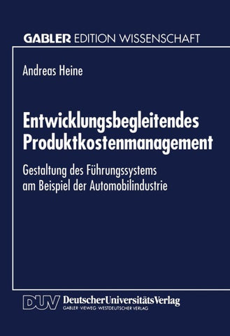Entwicklungsbegleitendes Produktkostenmanagement